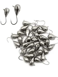 10PCS Tungsten Ice Fishing Jig Hook 2.6mm/3mm/4mm/5mm/6mm Fishing Tungsten Baits Japan Hook Winter Ice Lake Accessory