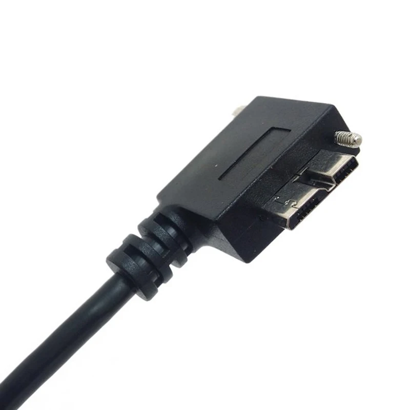 FFYY-USB 3,0 A папа к Micro-B левый Угловой 90 градусов кабель с фиксирующими винтами для Nikon D800 D800E D810 15ft 5 м