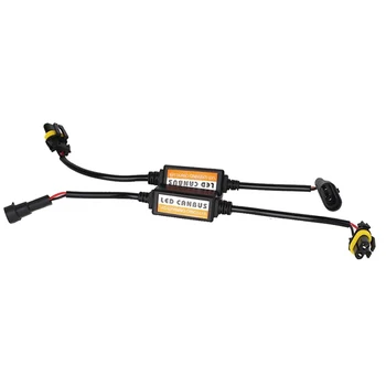 

1 Pair H7 Car LED Headlight Fog Light DRL Decoder Anti-Flicker Flash Error Canceller Resistor