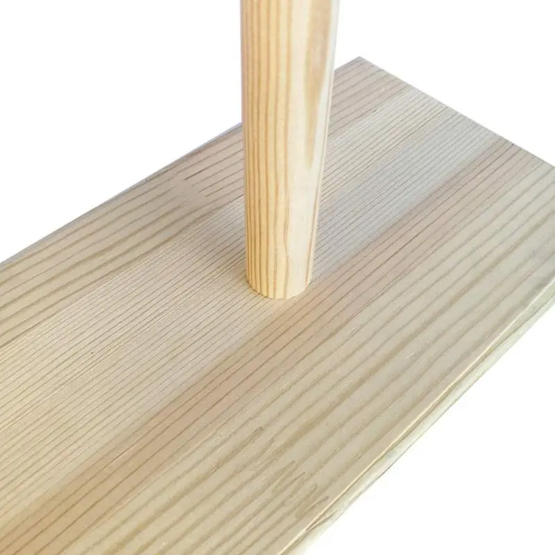 Parrot Toy Portable Wooden Pet Parrot Training Rotation Perched Stand Platform Birds Paw Grinding