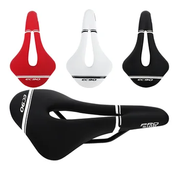 

New EC90 Bicycle Seat Saddle MTB Bike Saddles Mountain Bike Racing Saddle PU Breathable Soft Seat Cushion HOT free shipping