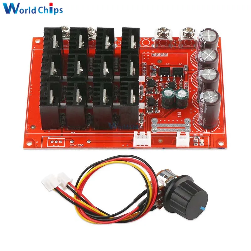 Высокомощный модуль управления скоростью двигателя HHO RC Driver PWM 12 В 24 48 60 А