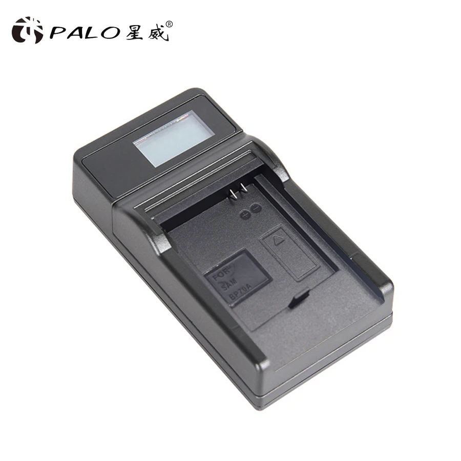 Palo зарядное устройство для камеры с ЖК-дисплеем для samsung BP-70A bp70a PL120 PL121 PL170 PL171 PL200 ST76