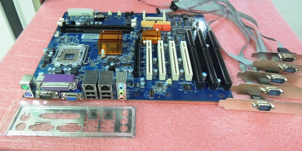 Бесплатная доставка Для материнской платы CYSMBD G41ISA с 3 слотами PCI 6 COM 1 LPT socket 775 G41 DDR3