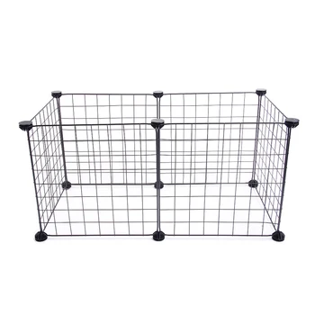 

Small Rabbit Playpen Indoor/Outdoor Puppy Run Cage Enclosure Iron Dog Foldable Pet Fence
