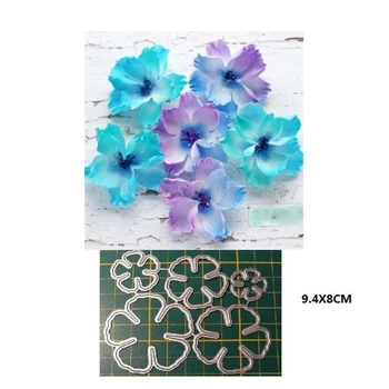 

Five Petal Flower Metal Cutting Dies Stencil Scrapbooking DIY Album Stamp Paper Drop Shipping
