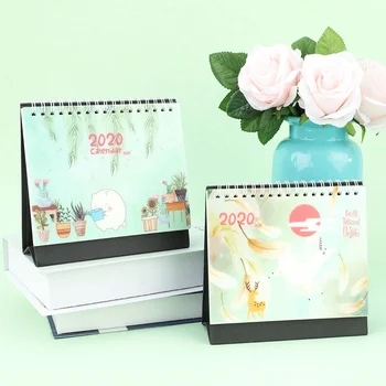 

1Pcs 2020 Cute Cartoon Animal Calendar Table Desktop Calendar Daily Scheduler Planner Agenda Organizer