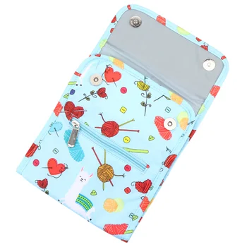 

1Pc Crochet Bag Chic Fine Safe Container Needles Bag Organizer