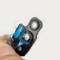 Aocarmo tylna kamera szklana soczewka z ramką pierścień pokrywa samoprzylepna naklejka część zamienna do Huawei P20 Pro 3