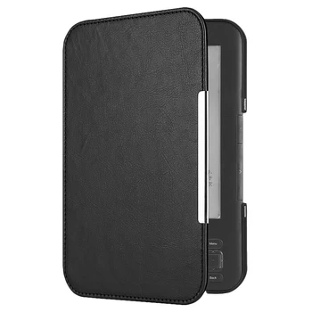 

PU Leather Flip Folio Magnetic E-Book Cover for Amazon Kindle 3 3Rd Reader Keyboard Screen EReader Protective Case Black