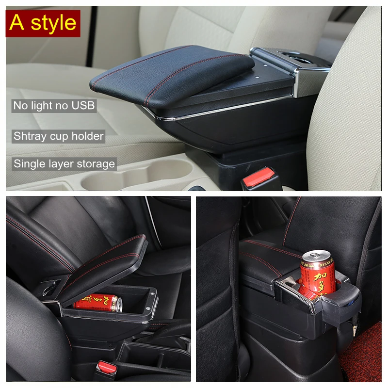 Подлокотник для VW Golf 6 08 13 Mk6 Jetta 5 2006 2011 Vento Wagon двухслойный поворотный центральный