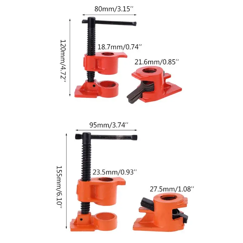 1/" 3/4" склеивание древесины хомут набор сверхмощный деревообрабатывающий чугунный деревообрабатывающий U1JB
