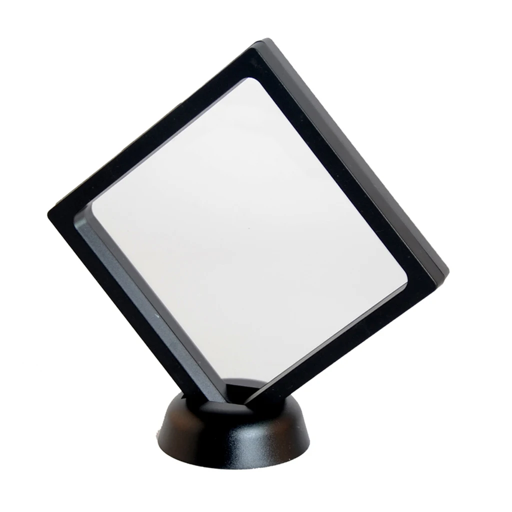 3D Floating Frame Display Holder with Stands for Challenge Coins