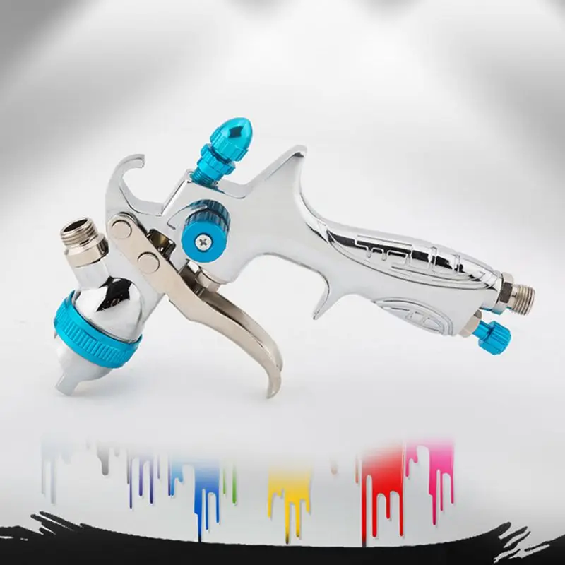 H-887 HVLP Pneumatic Lacquer Air Spray Gun 1.4mm Gravity Nozzle 600ml Cup Paint