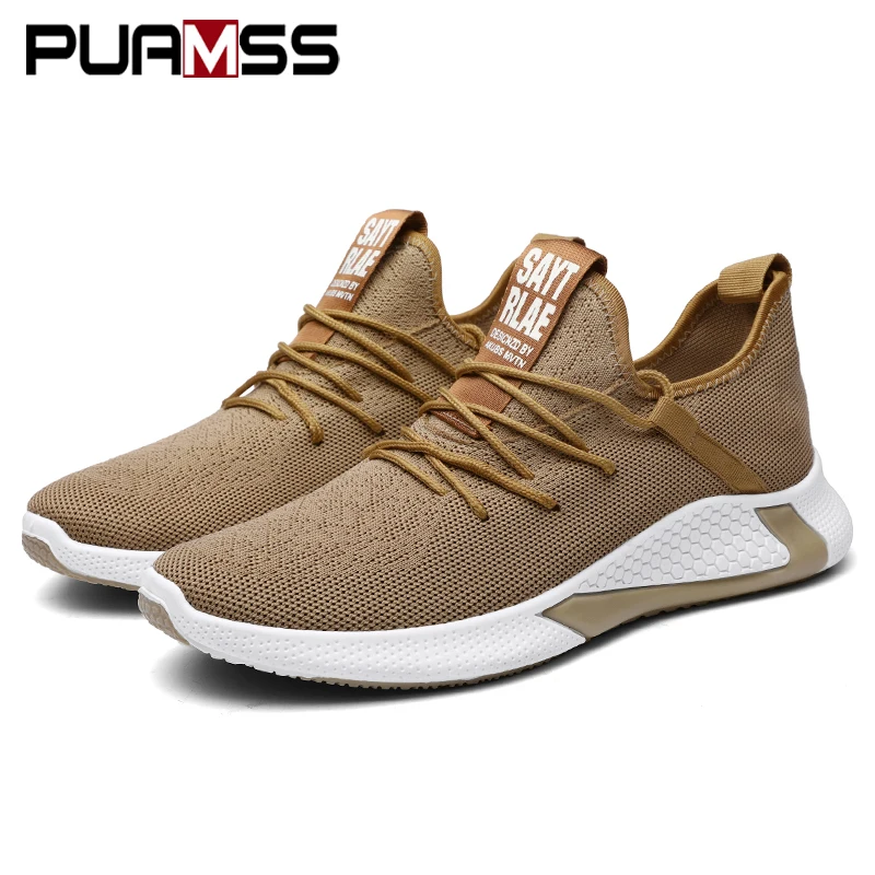 Новая Мужская обувь дышащие мужские кроссовки 9908 zapatillas hombre Flyknit Высококачественная Мужская повседневная обувь - Цвет: Lightcoffee
