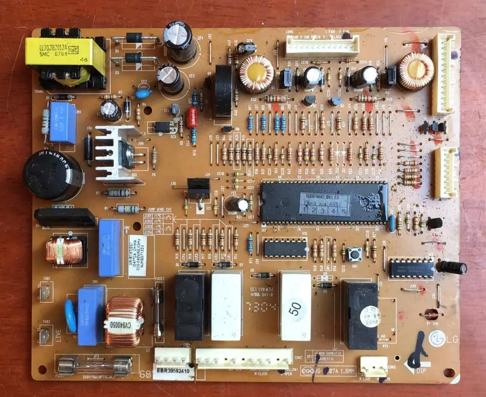 95% НОВОЕ ДЛЯ LG холодильник бортовой компьютер схема GR-B197/207 6870JB8007A EBR39592410 доска