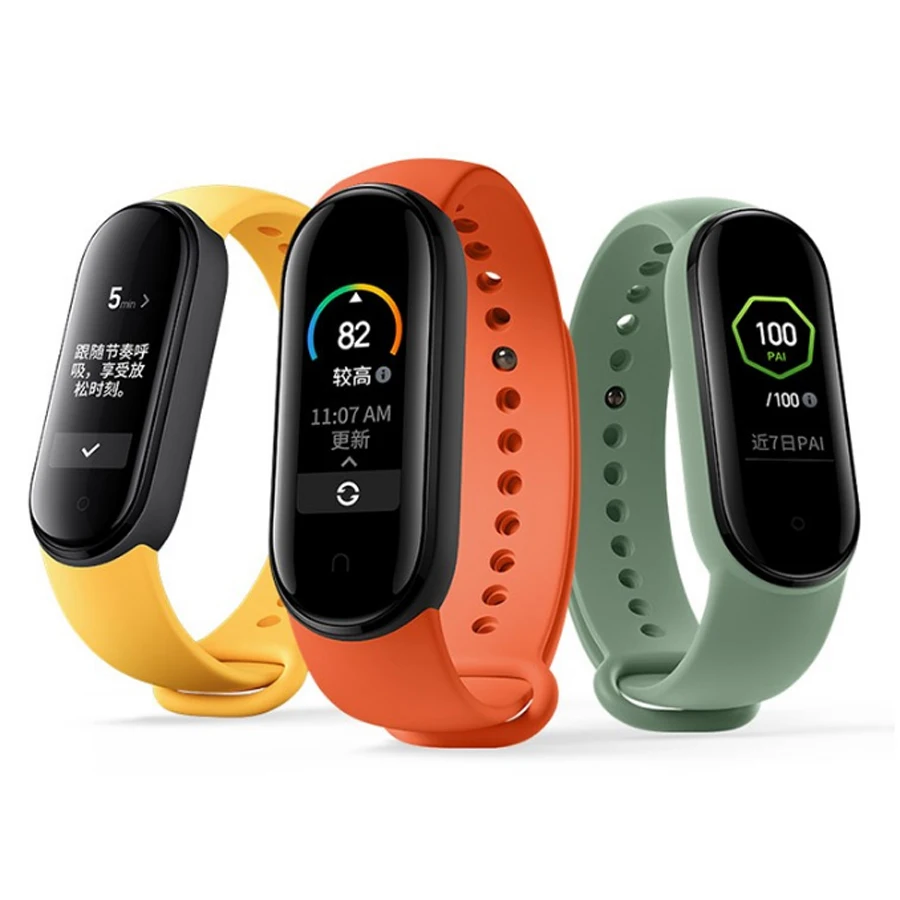 Silicone Watch Band Xiaomi MiBand 5 6 Strap Sport Colorful Watch Wrist Band Smart Accessories
