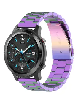 

2020 Smart Watch Band Water-Resistant Replacement Wrist Strap Stainless Steel Replacement Sweat-Proof Wristband For Ticwatch GTX