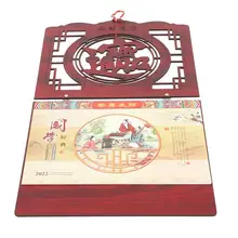 Calendrier chinois de 2022 ans pour la maison, 1 pièce, calendrier quotidien suspendu