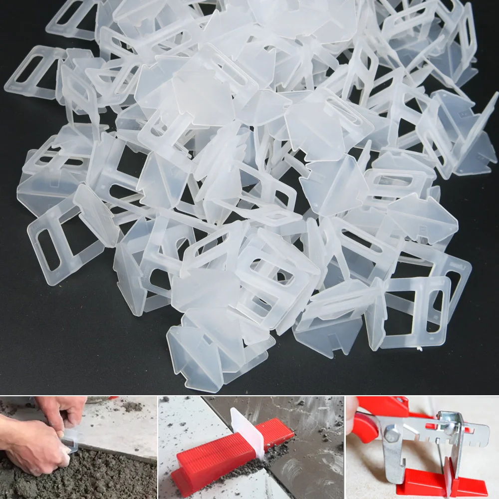 

tile leveling system 1mm 1.5mm 2mm 3mm clips wedges ceramic tile spacer pliers tools