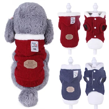 

Winter Dog Euramerican Style Hoodie Sweater Keep Warming Dog Clothes Warm Dogs Jersey Autumn Winter Sweater Pet Clothing Coat