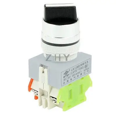 

660V 10A 2 Positions Rotary Selector 4-Terminals Locking Twist Switch