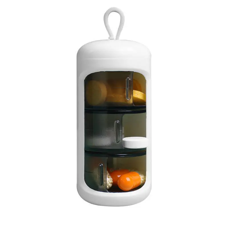 Weekly Pill Organizer BPA Free Moisture-Proof For Travel Portable Seal Mini 1 Day Box Grain Fiber Case Dispenser | Красота и здоровье