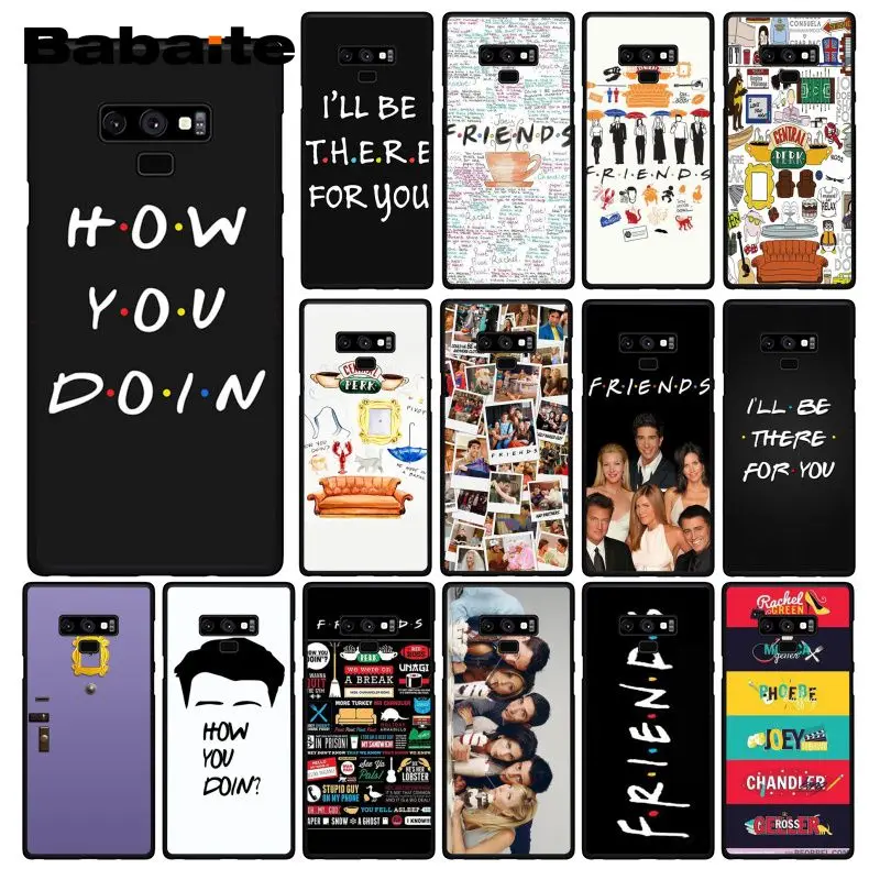 

Babaite friends tv show how you doin Phone Case For Samsung Galaxy A50 S10 Plus Note9 Note8 7 10 Pro