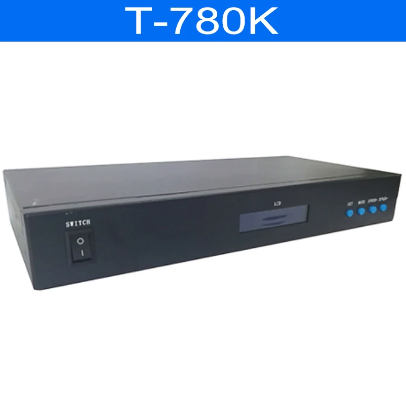 US $149.99 T500K T780K T800K Full Color LED Pixel Module Controller AC100240V 8Port 6144 Pixel WS2811 WS2801 Light Strip