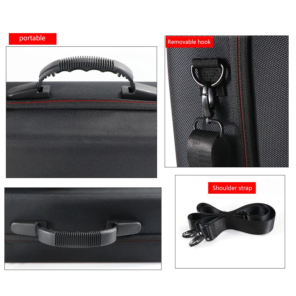 Дорожный противоударный Открытый защитный чехол, черная коробка для переноски, пульты для очков, жесткий VR очки, сумка для хранения для Oculus Quest
