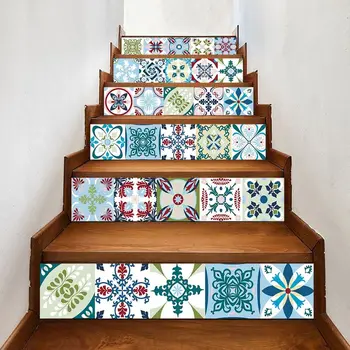 

Self Adhesive Stairway Decal Stickers Staircase Stair Riser Floor Sticker Stairway Waterproof Oilproof PVC Wall Decal Home Decor