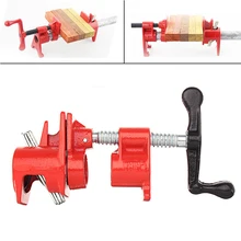 

Heavy Duty Pipe Clamp for Woodworking Wood Gluing Pipe Clamp Steel Cast Iron Pipe Clamp Fixture Carpenter Hand Tool