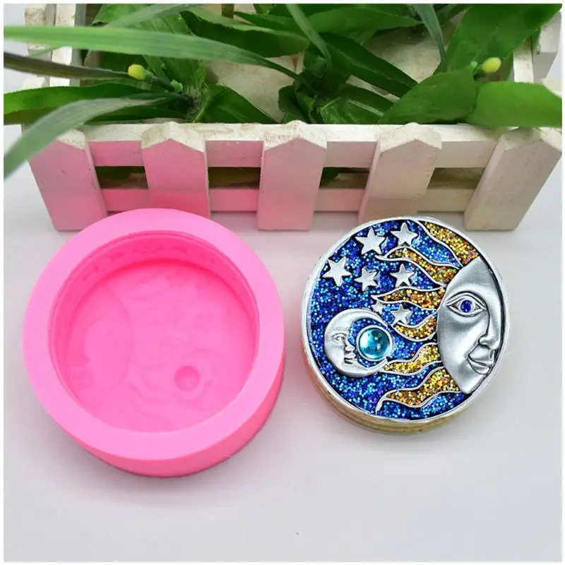 Moon Sun Star Soap Mold Flexible Silicone Fairy Candy Chocolate Cake Resin | Украшения и аксессуары