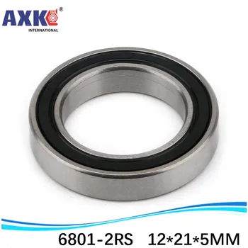 

10pcs Free Shipping SUS440C environmental corrosion resistant stainless steel bearings (Rubber seal cover) S6801-2RS 12*21*5 mm