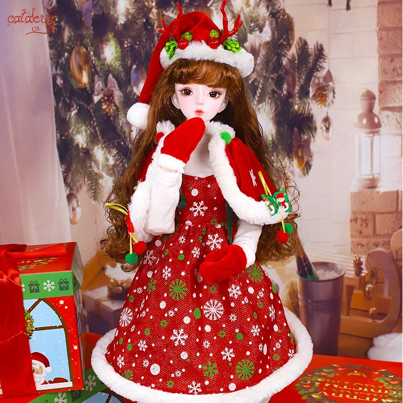 Cataleya 1/3 Кукольное платье 60 см BJD Кукольное платье 1/3 рождественское платье