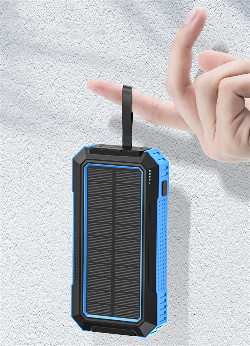 power bank power bank 50000mAh Wireless Solar Power Bank for iPhone 12 11 Huawei Xiaomi Poverbank 22.5W Fast Charger Wireless Fast Charging Powerbank usb power bank