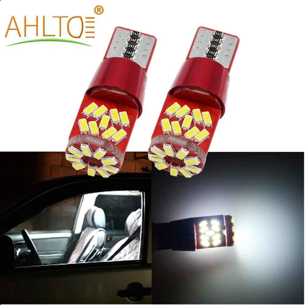 Автомобильный светильник T10 12V 180MA Canbus купол 27Smd 3014 Led W5W салона белый зазор лампы