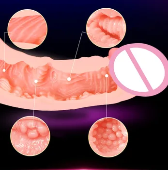 Super Soft Dildo Realistic Male Masturbator Pocket Pussy Vagina Hollow Penis Sleeve Anal Sex Unisex Adult Sex Toys For Women Gay 4