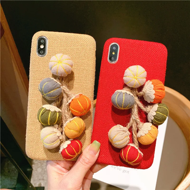 Теплые чехлы для телефонов Essidi с тыквой iPhone 11 Pro Max 6 6S 7 8 Plus X XS XR Xs Чехлы телефона