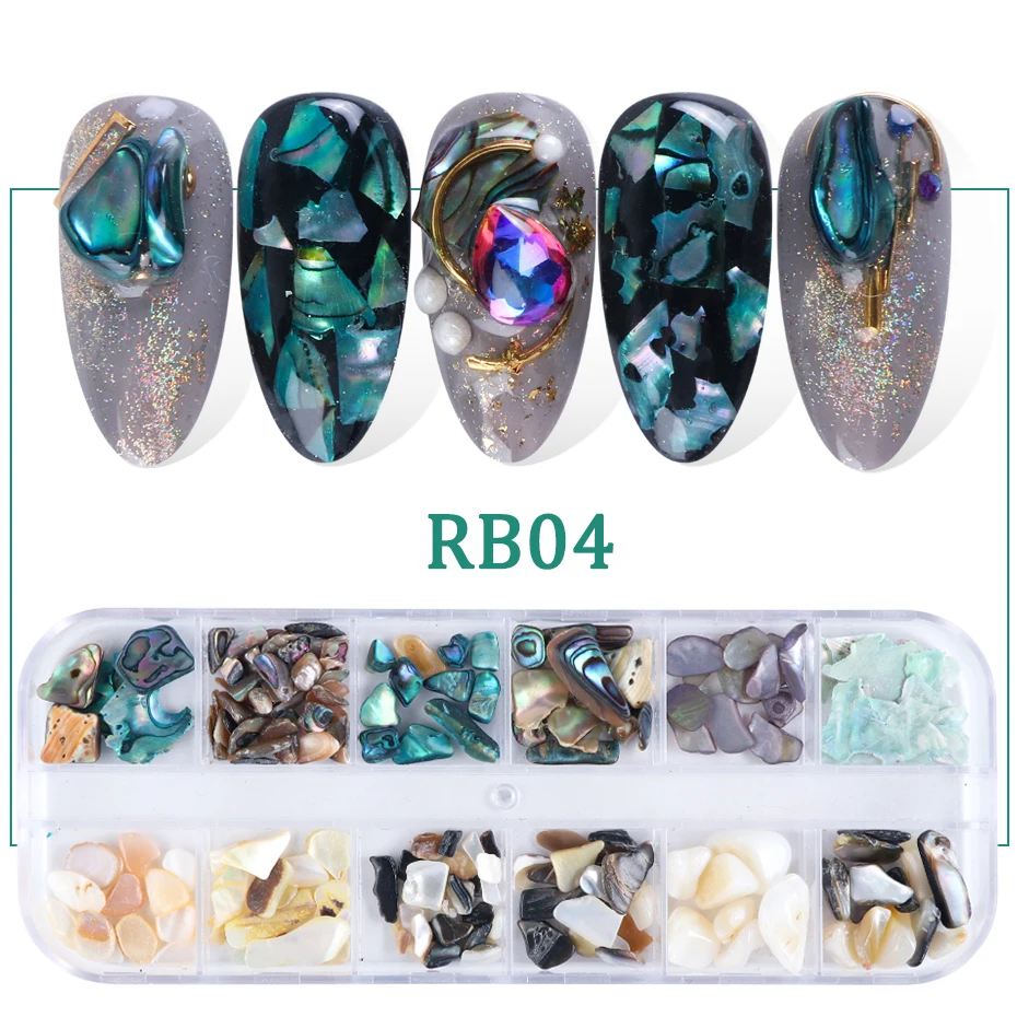 3D Благородный неправильный дизайн ногтей украшения красочные ломтик ногтей драгоценные камни Шарм УФ гель для ногтей камень ювелирные изделия Маникюр LERB01-04
