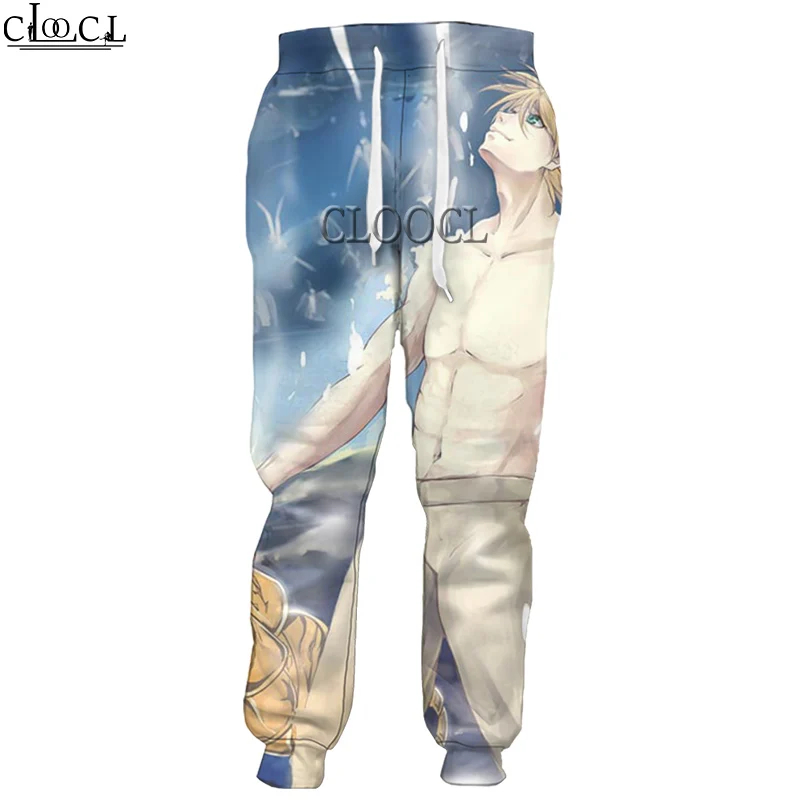 

HX Newest Anime The Knights of The Zodiac Saint Seiya Fashion 3D Print Men Women Casual Hip Hop Trousers All-match Sweatpants
