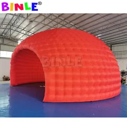 Grande tente dôme gonflable rouge Durable, 6 8 10m, chapiteau géant de mariage, jouet Igloo pour parc d'attractions 