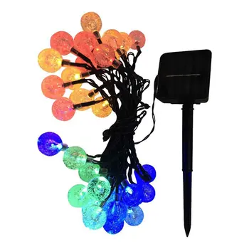 

30Led Bubble Ball Outdoor Waterproof Solar Light String Ball Lights Christmas Lights Garden Lights