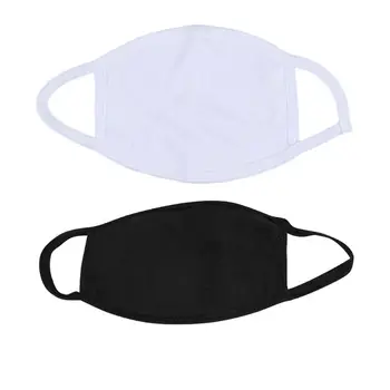

10Pcs 3 Layer Cotton Mouth Mask Washable Reusable Dustproof Earloop Mouth-Muffle