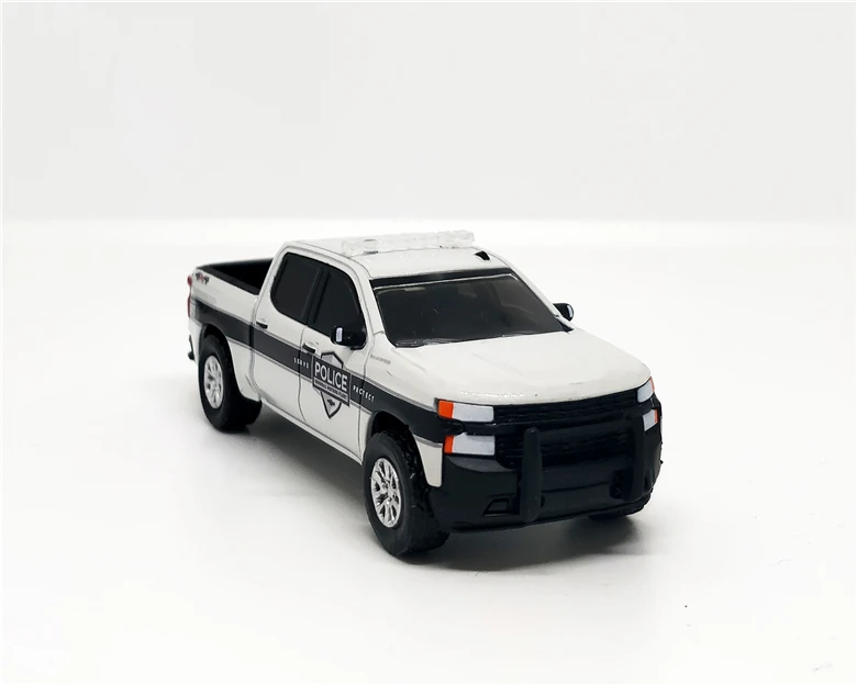 Зеленый светильник 1: 64 Chevrolet Silverado бутик сплава автомобиля игрушки для детей Детские игрушки модель оптом