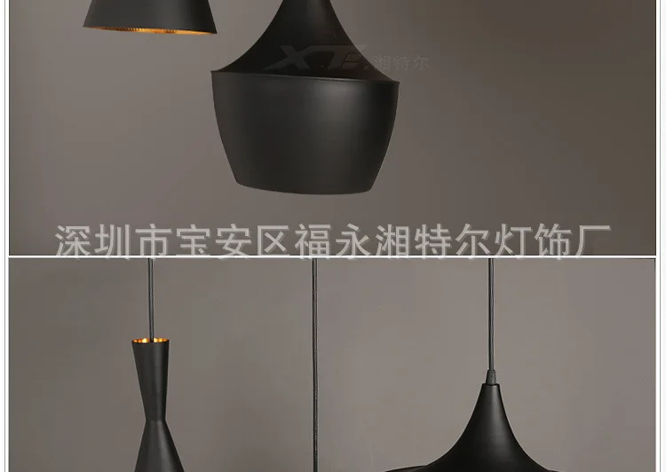 Простая Персонализированная и креативная Индия ABC в форме инструмента Droplight алюминиевая люстра ресторан для одежды в спальне магазин искусства C