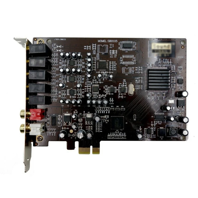 5,1 звуковая карта PCI Express PCI-E встроенный двойной выходной интерфейс для ПК Windows XP/7/8/10