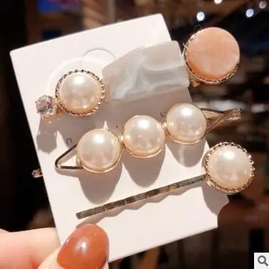60 компл./лот 3 шт./компл. DIY Простые мульти винтажные уксусная кислота шпильки мультфильм заколки для волос с жемчугом Инструменты для укладки аксессуары HA684 - Цвет: 7