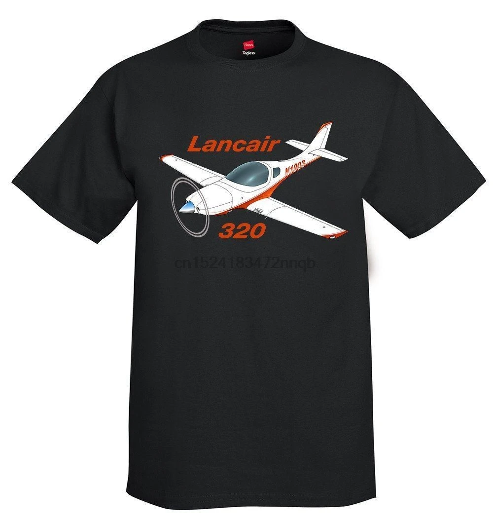 Новая летняя мужская горячая распродажа мода Lancair 320 футболка с изображением