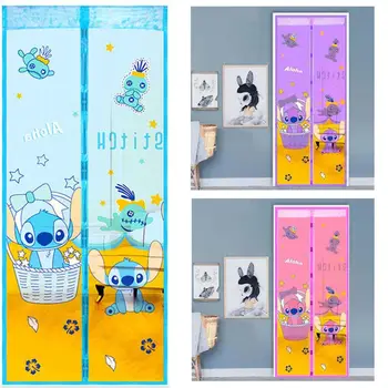 

Magnetic Soft Yarn Door Curtain Stiitch Pattern Magnetic Mesh Mosquito Net Anti-mosquito Mesh Curtains mosquito window net Tulle